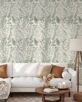 Leaves and Herbs Wallpaper
